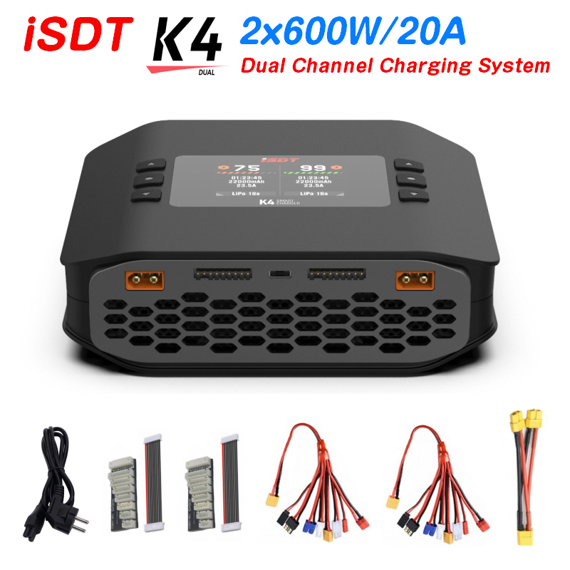 Isdt K4 Dual Lipo Charger - ISDT K4 1~8S 리튬 배터리 스마트
