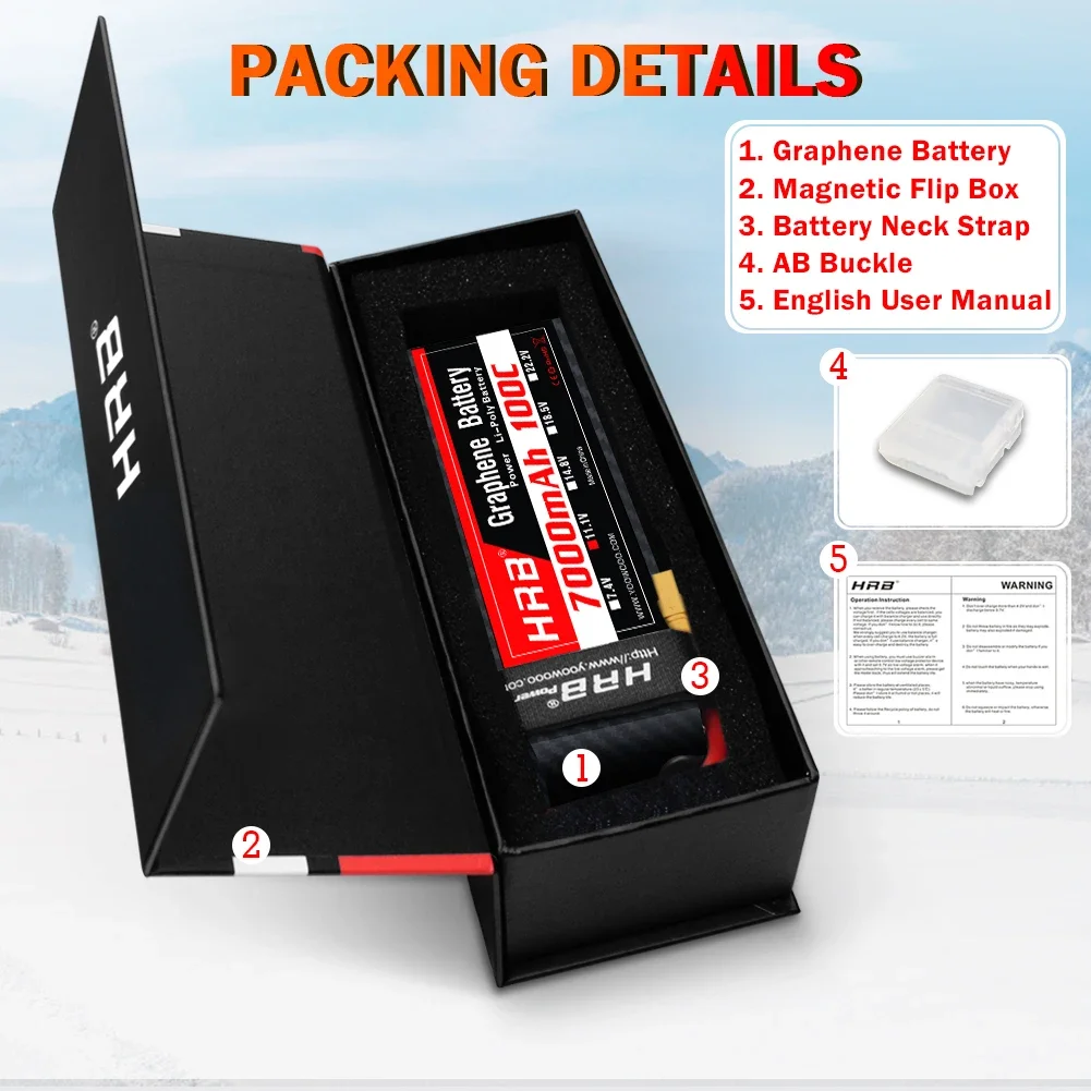 6S Lipo Battery 22.2V 5000Mah - 그래핀 배터리 2S 3S 4S 6S