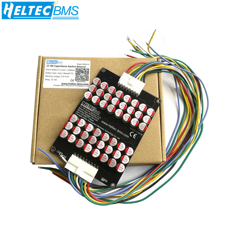 12S Lipo Battery Balancing Board - Heltec 16S 5A 커패시터 액티브 이퀄라이저