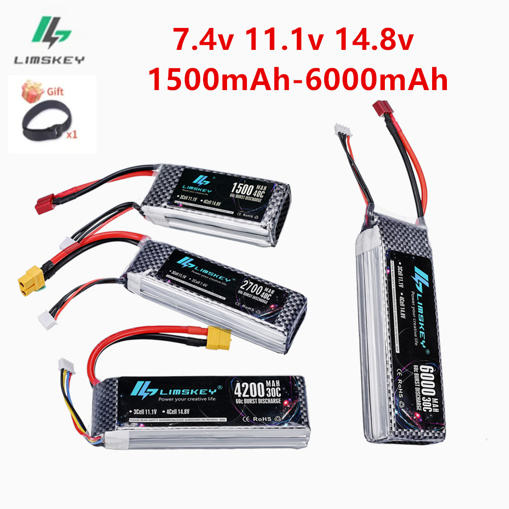 4S Lipo Battery 14.8V 6000Mah - 2S 3S 4S 리포 배터리 7.4V