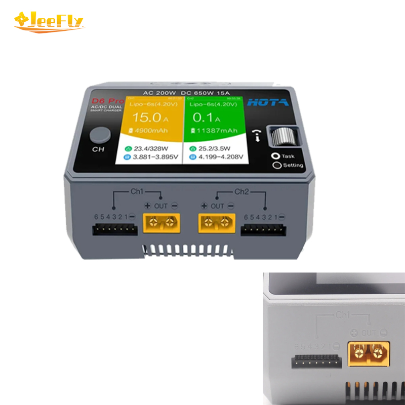 Hota D6 Pro Dual Lipo Charger - HOTA D6 Pro 650W 리포/리튬이온/니켈수소 배터리용
