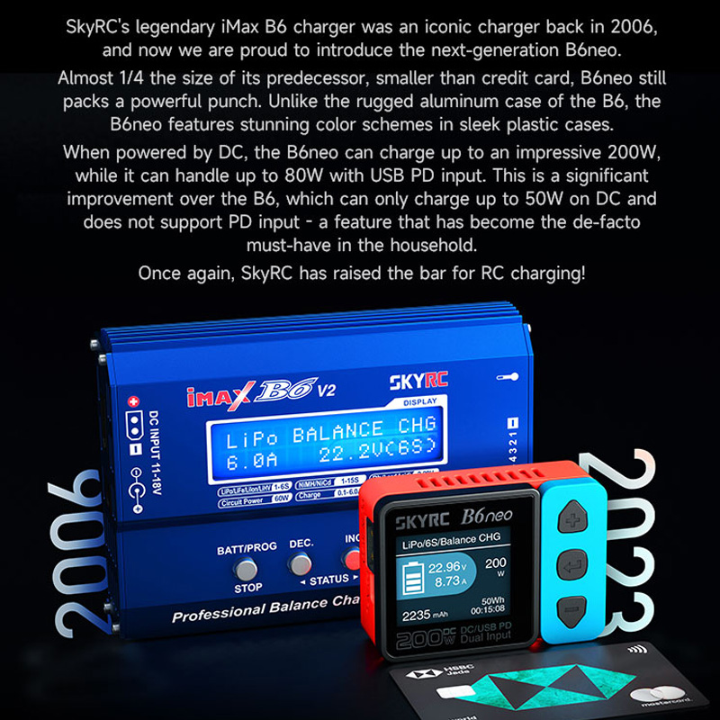 SkyRC B6 네오 스마트 충전기 200w DC 충전 - Skyrc B6 Neo Smart Charger 리뷰 및 가격