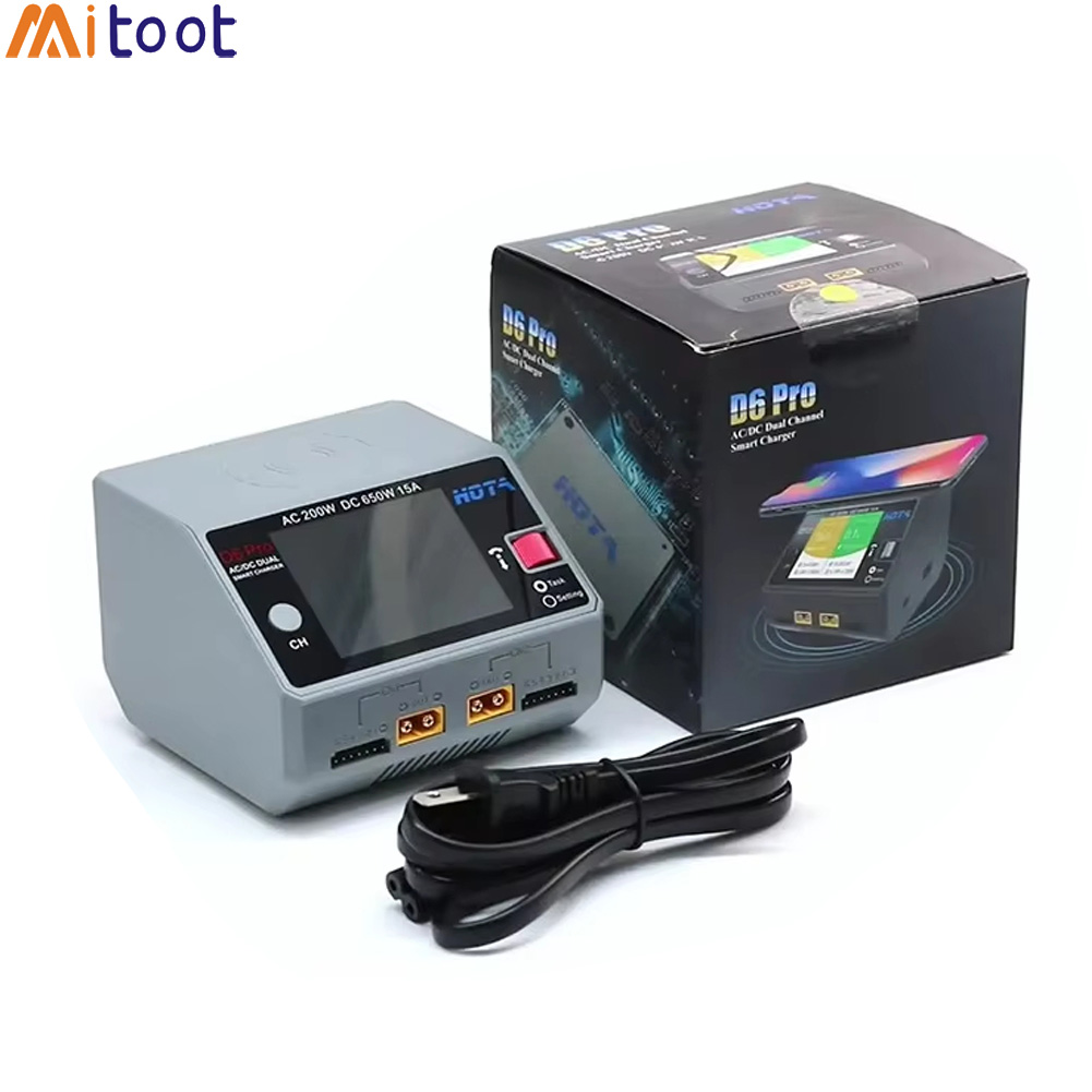 HOTA D6 Pro 블랙 AC 200W DC 2x32 - Hota D6 Pro Dual Lipo Charger 리뷰 및 가격