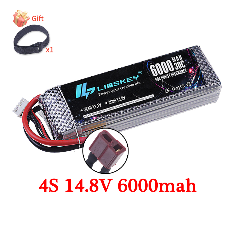 RC 드론용 LiPo 배터리, 쿼드로터 트럭 부품, R - 4S Lipo Battery 14.8V 6000Mah 리뷰 및 가격