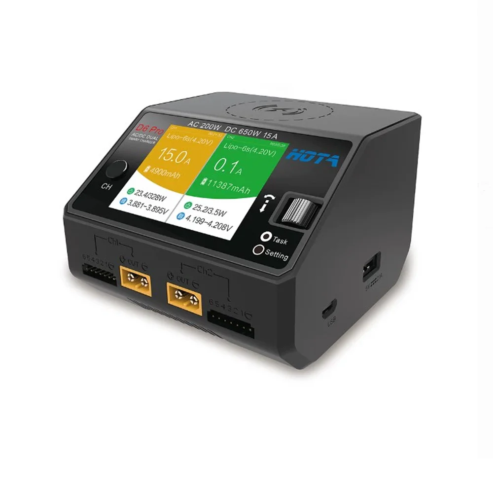 HOTA D6 Pro 200W AC 650W DC 듀얼 - Hota D6 Pro Dual Lipo Charger 리뷰 및 가격