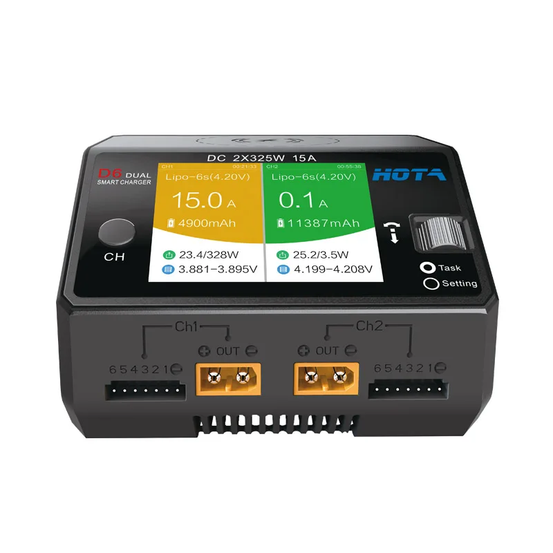 Hota D6 듀얼 프로 스마트 충전기, Lipo Li - Hota D6 Pro Dual Lipo Charger 리뷰 및 가격