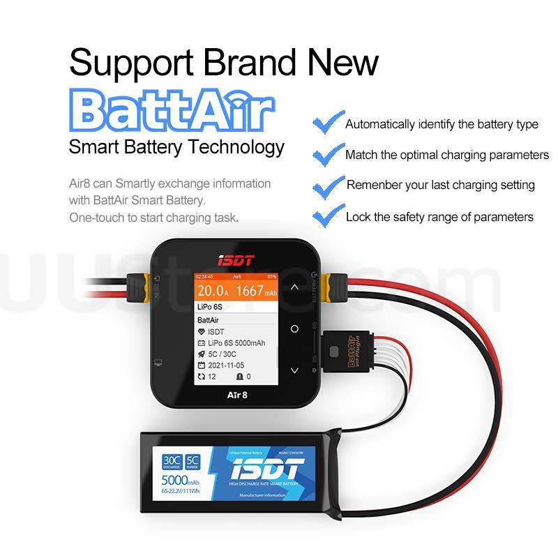 새로운 ISDT Air8 Lipo 파워 밸런스 배터리  - Isdt Air8 8S Lipo Charger 리뷰 및 가격