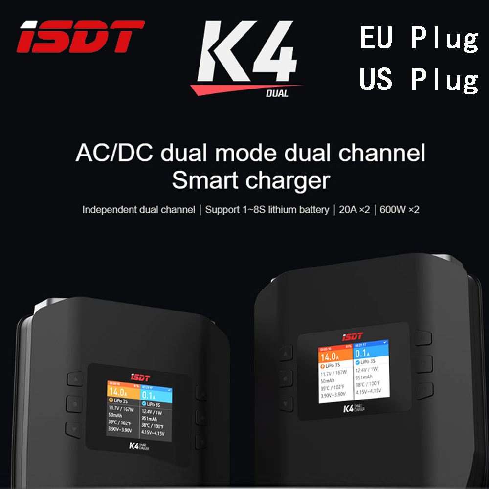ISDT K4 1~8S 리튬 배터리 스마트 충전기 AC - Isdt K4 Dual Lipo Charger 리뷰 및 가격