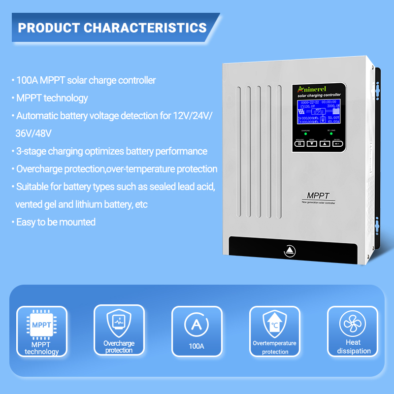 Aninerel 100A 태양광 충전 컨트롤러 및 12 - Lifepo4 12V 100Ah Bms Bluetooth 리뷰 및 가격