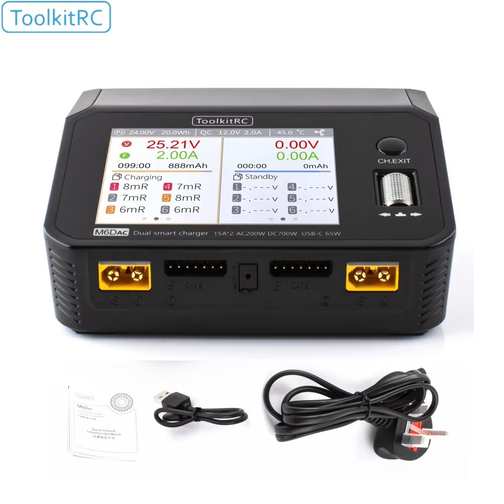 SmCpToolkitRC M6DAC 듀얼 채널 스마트  - Toolkitrc M6Dac Smart Charger 리뷰 및 가격